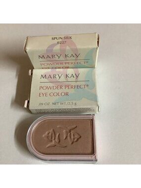 Mary Kay SPUN SILK 0227 Powder Perfect Eye Color Discontinued Rare, 2pcs. New